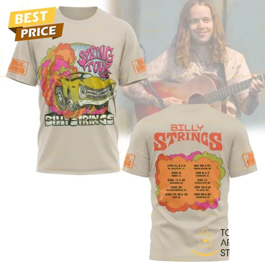 Discover New 3D T Shirt Billy Strings Spring  Unisex All size S-5XL TR415