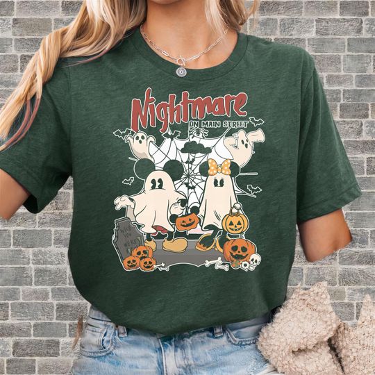 Mickey Minnie Halloween Nightmare T-Shirt