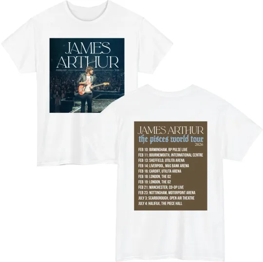 Discover Tour 2026 Inspired Reprint Concert Graphic T-Shirt