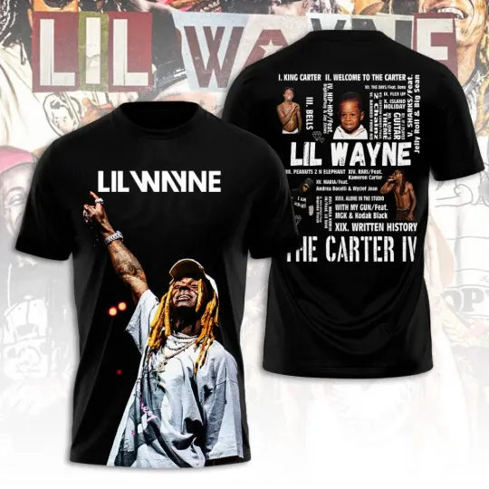 Vintage Lil Wayne 3D Shirt