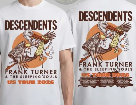 Discover Descendents With Frank Turner And The Sleeping Souls US Tour 2026 Shirt