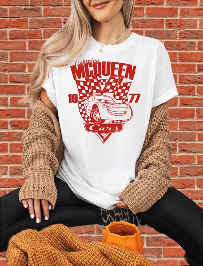 Discover Disney Cars Light McQueen T-Shirt