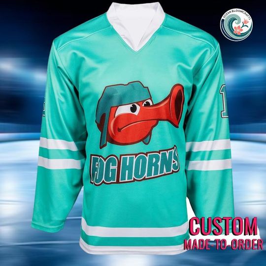 Discover San Francisco Fog Horns Hockey Jersey *CUSTOM*