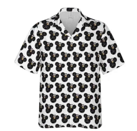 Discover Mickey Mouse Hawaiian Button Down Shirt Unisex Adults S-5XL
