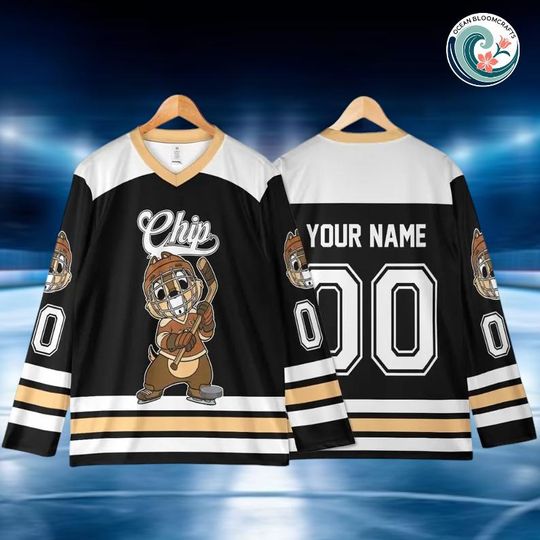 Discover Personalized Disney Hockey Jersey, All Characters Mickey and Friends Stitch Pooh Hockey Team Uniform Kids Adult, Sports Team, Hockey Coach