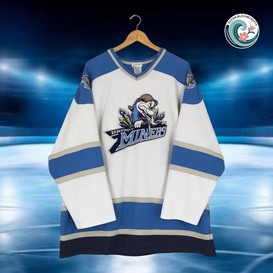 Discover Vintage Disney Grumpy Miners Ice Hockey Jersey XXLarge Grumpy Miners Embroidered Logo Shirt Disney Hockey Grumpy Snow White Jersey XXL