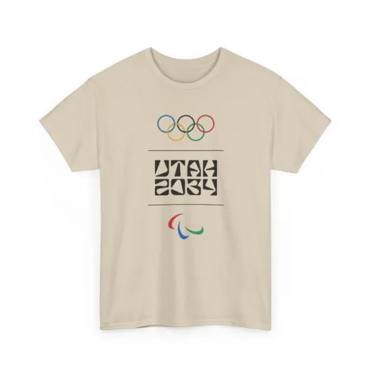 Salt Lake City Utah 2034 Winter Olympics Printed T-Shirt