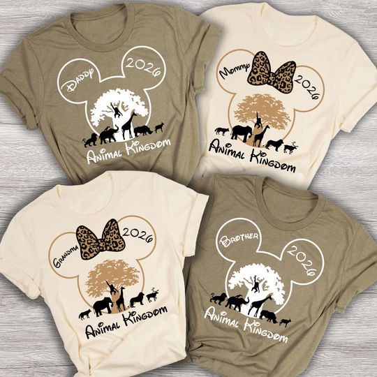 Disney Animal Kingdom Shirts, Custom Disney Safari Squad 2026 Shirts, Disney Hakuna Matata Family Shirts, Animal Kingdom Family Trip Shirts