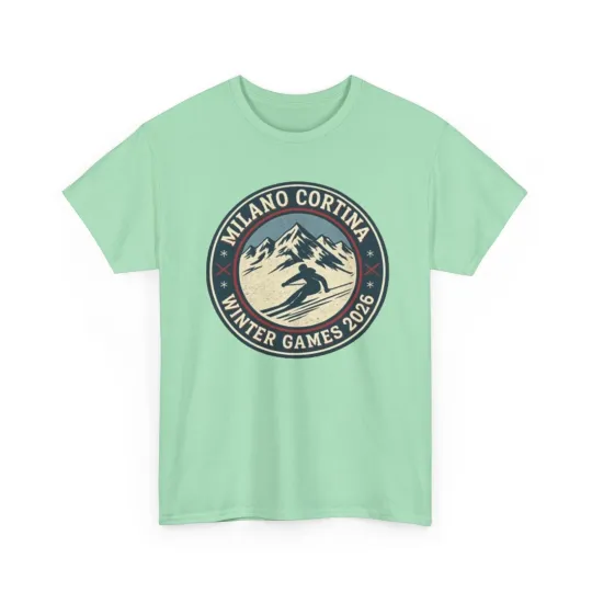 Discover Milano Cortina Winter Olympics Games 2026 Printed T-Shirt