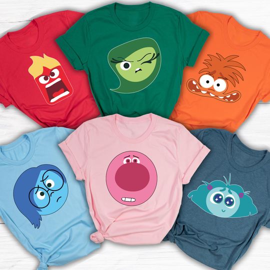 Disney Inside Out 2 Shirts, Disney Insde Out Family Shirts, Inside Out All Characters, Disney Inside Out Family Matching Shirts, Inside Out