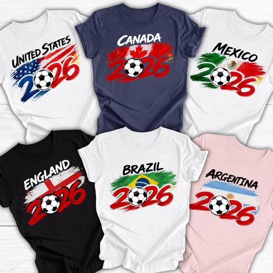Discover World Cup 2026 Country Teams Shirts, National Football Nations Shirts, World Cup Family Shirts, World Cup United States, World Cup Teams Tee
