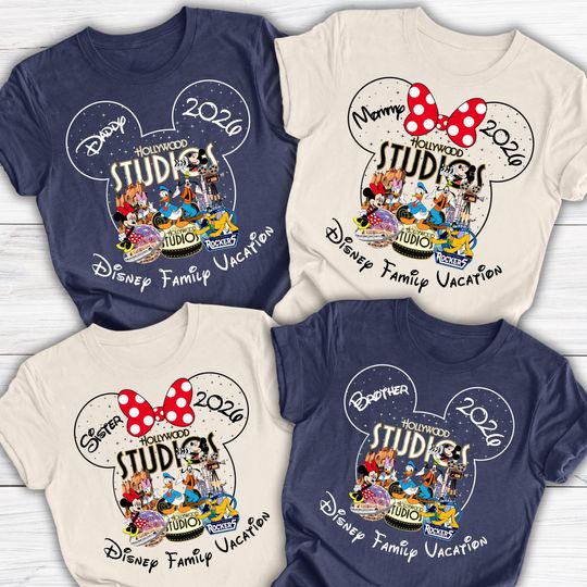 Discover Custom Disney Hollywood Studios Shirts, Disney Hollywood Studios Shirts 2026, Hollywood Studios Family Shirts, Disney Hollywood Studios Tee