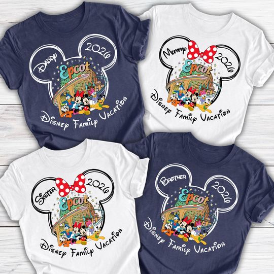 Custom Disney Epcot Shirts, Disney Epcot Shirts 2026, Disney Epcot Family Shirts, Disney Epcot Girls Trip Shirts, Epcot Name and Year Shirts