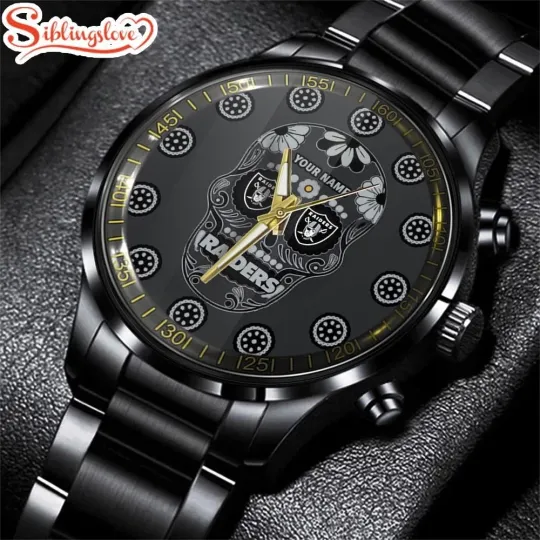 Discover Custom Name Las Vegas Football Team Raiderss Football Sport Black Stainless Stee