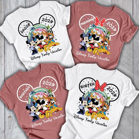 Discover Custom Disney Family Vacation Shirts, Disney Family Trip Shirts 2026, Disney Matching Shirts, Disney Birthday Trip Shirts, Disney Trip Shirt