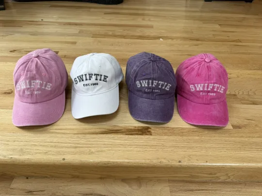 Swift 1989 Baseball Caps Men and Women's Fashion Vintage Soft
