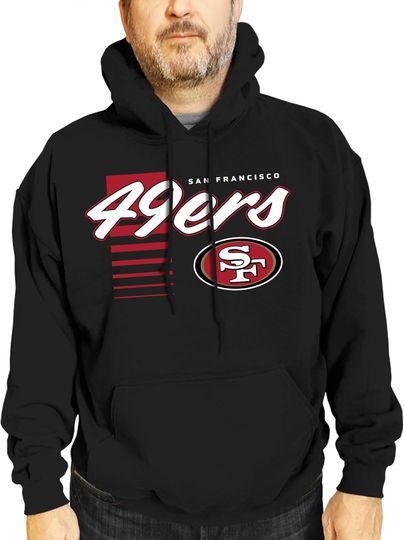 Discover Unisex Retro Script Fleece Hoodie