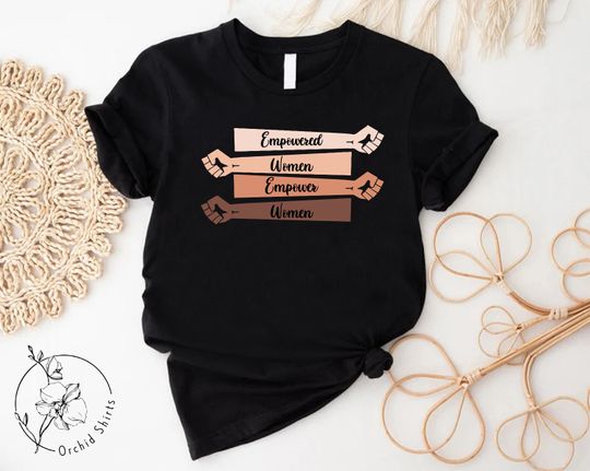 Discover Empowered Women T-Shirt, Feminist Gifts, Feminist Shirt, RGB T-Shirt
