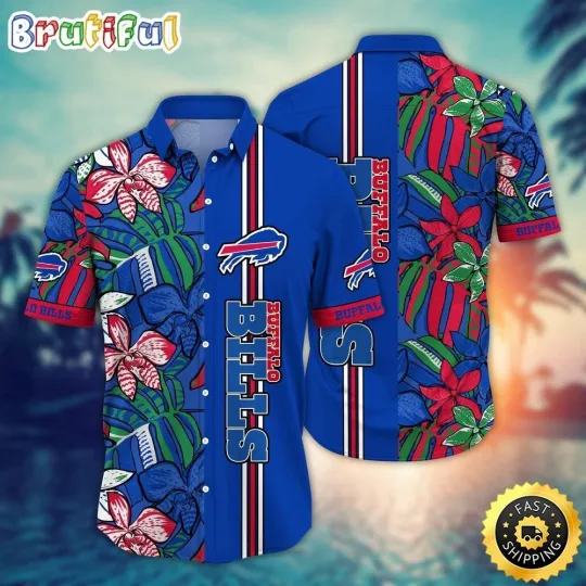 Discover Personalized Buffalo Football Billss Team Hawaiian Shirt Button Down Unisex