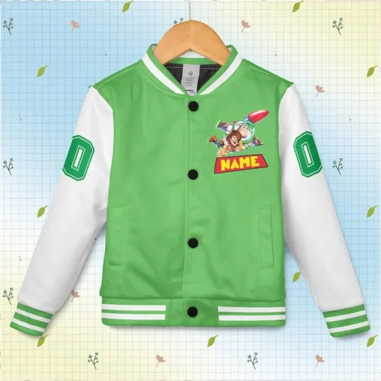 Custom Woody & Buzz Lightyear To Infinity And Beyond Toy Story Baseball Jacket