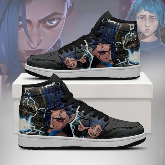 Discover Anime Basketball Shoes, Electric Storm Emotional Art Shoes