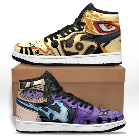 Discover Anime Basketball Shoes, Abstract Eye Shoes, Streetwear Shoes