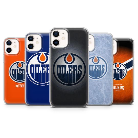 Discover Ice Hockey Phone Case NHL Teams Oilers Cover for iPhone 17Pro, 17, 16, 15, 14, 13, 12, Samsung S25, S24 S23 A16 A56 Pixel 10 9Pro 8
