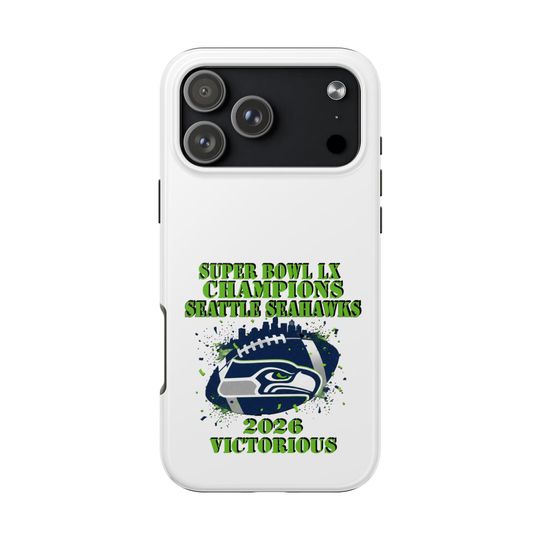 Seattle Seahawks Super Bowl LX Champions phone case | 2026 Victorious