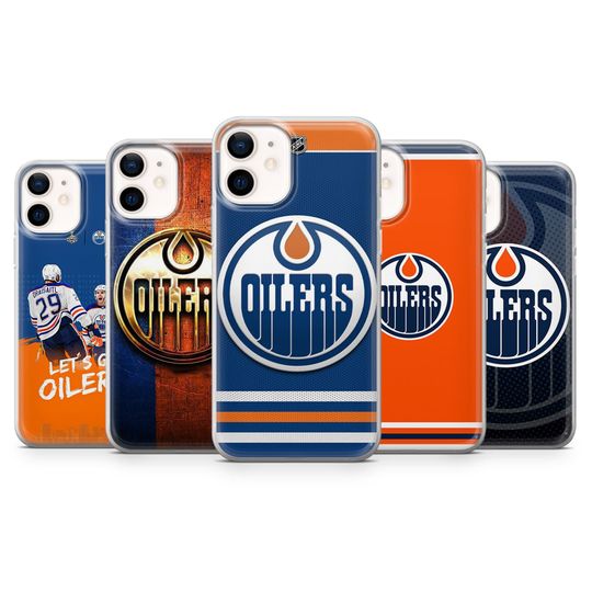 Discover Ice Hockey Phone Case NHL Teams Oilers Cover for iPhone 17Pro, 17, 16, 15, 14, 13, 12, Samsung S25, S24 S23 A16 A56 Pixel 10 9Pro 8