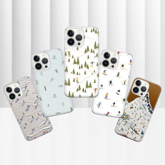 Discover Skiing Phone Case: Alps Winter Design, Protective Cover for iPhone, Samsung and Google Pixel 17,Air,pro max 16,15 14 13 s25,24 23 9,8pro 7
