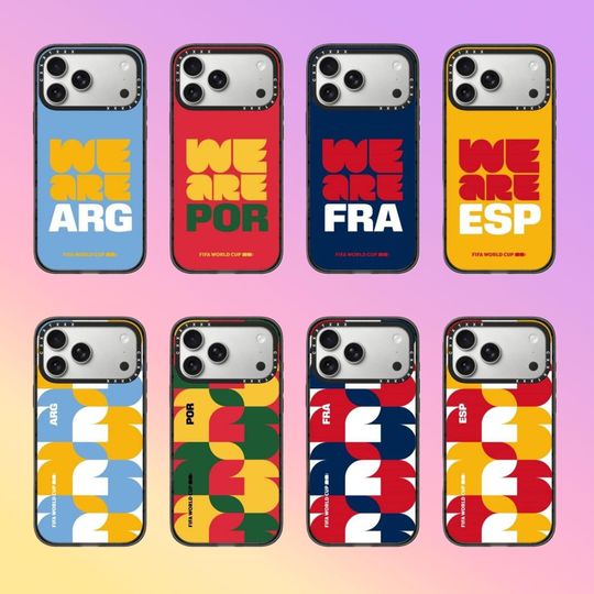 FIFA World Cup 2026 National Team Phone Case | "We Are" Slogan Geometric Cover  for iPhone17,16,15,14,13,12 Pro Max