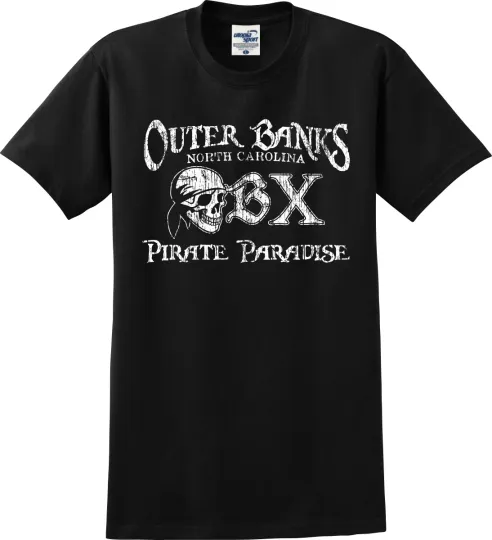 Discover OBX North Carolina Pirate Paradise Unisex T-Shirt