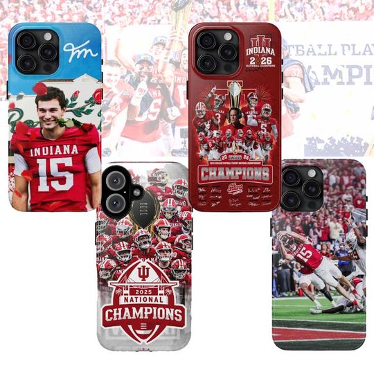 Discover Indiana Football Champions iPhone Case, College Sports Gift