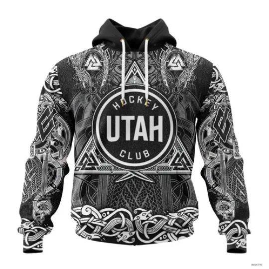 Discover Custom Utah Hockey Club Special Viking Design  Size S-5XL