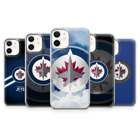 Discover Ice Hockey Phone Case NHL Teams Jets Cover for iPhone 17Pro, 17, 16, 15, 14, 13, 12, Samsung S25, S24 S23 A16 A56 Pixel 10 9Pro 8