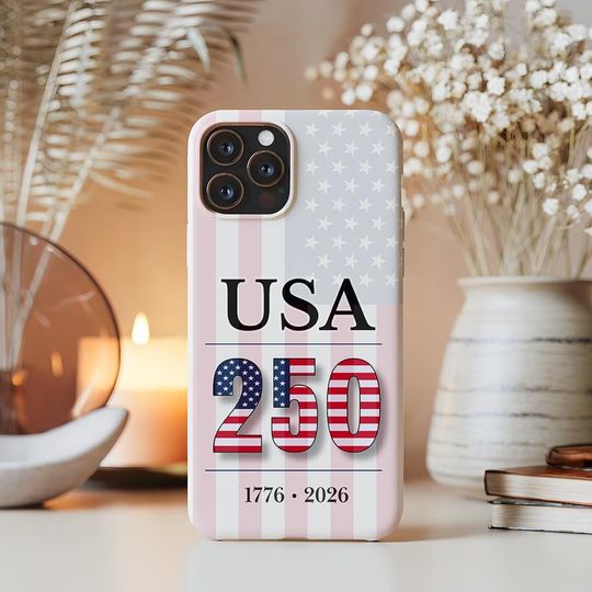 Discover USA 250th Anniversary Tough Phone Case  Patriotic Gift