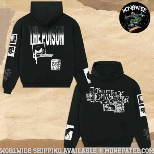 Bullet For My Valentine Poisoned Ascendancy Tour 2025 3D Hoodie