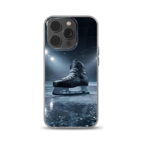 Discover Hockey ice Skate Phone Case, Winter Sports TPU Cover
