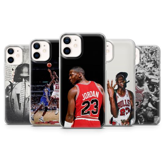 Michael Jordan Phone Case Basketball Nba Cover for iPhone 17Pro, 16, 15, 14, 13, 12, 11, Samsung S25, S24, S23, A16, A35, A55, Pixel 10, 9