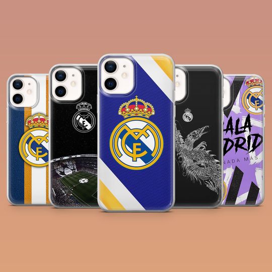 Discover Real Madrid Phone Case Spain Football Cover for iPhone 17Pro, 16, 15, 14, 13, 12, Samsung S25, S24, S23, S22, A16, A26, Pixel 10, 9 Pro