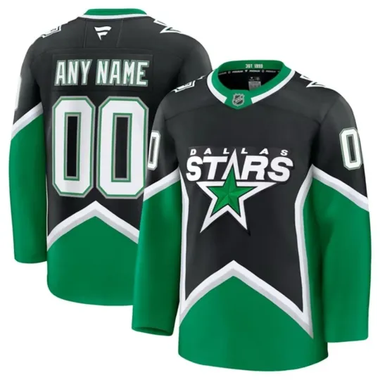 Discover Custom 2025-26 Dallas Alternate  GBlack Jersey