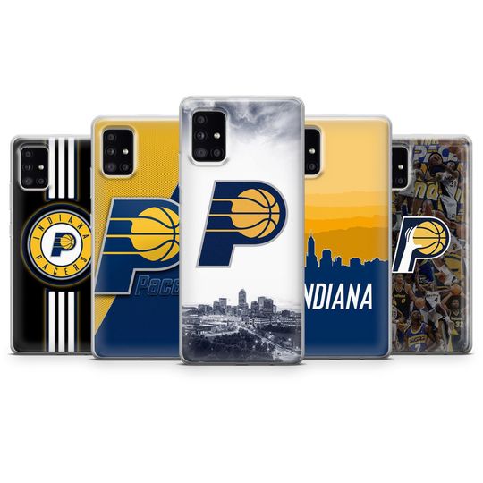 Discover Basketball Phone Case Pacers NBA Team Cover for iPhone 17 17Pro 16 15 14 13 12 Samsung S25 S24 S23 A56 A36 A16, Pixel 10 10Pro 9A