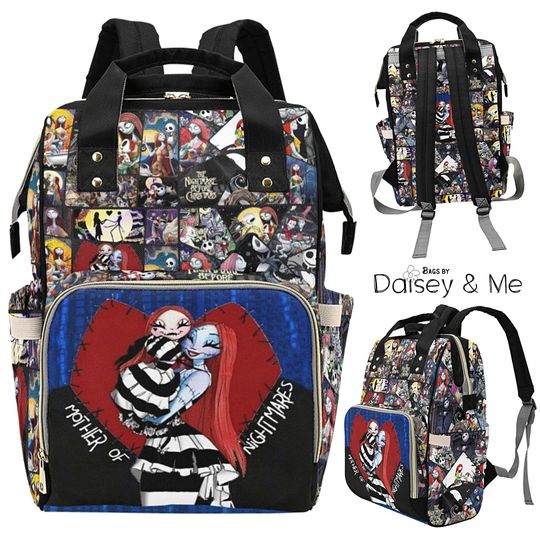 Discover RESERVE   Mother of Nightmares  Sally and Jack Inspired  Skellington  Diaper Bag  Halloween Town  Halloween Mom  Totes   Umbrella