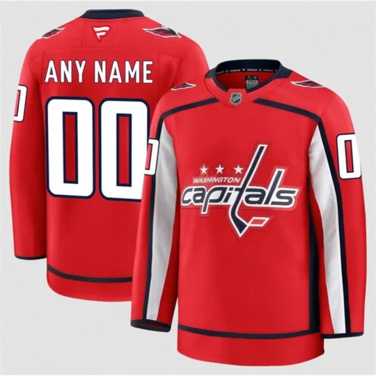 Discover Custom 2024-25 Washington Home Red Jersey