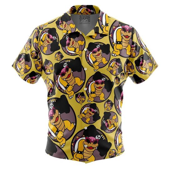 Discover Roy Koopa Super Mario Bros Hawaiian Shirt Tropical Summer Vacation Beach Outfit Unisex
