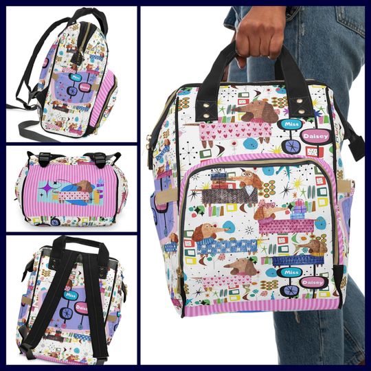 Discover Dachshund Diaper Bag Backpack, Dog Lover Bags and Accessories