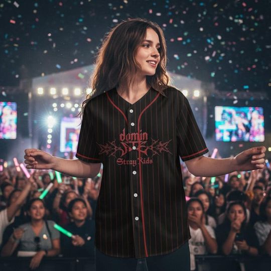 Discover Custom Skz World Tour 2025 Kpop Trending Jersey, Personalized name & Number jersey, SKZ Merch, Skz Shirt, GiftForFan