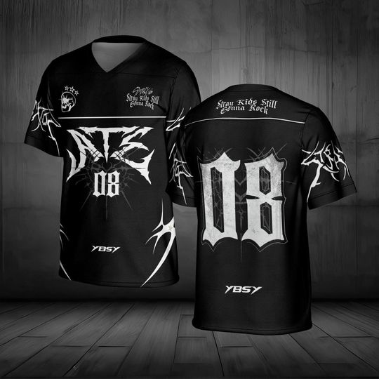 Discover Stray Kids Domin ATE World Tour Football Jersey, Stray Kid World Tour 2025, Kpop Stray Kids Jersey Football, SKZ Merch, Stray Kids Jersey