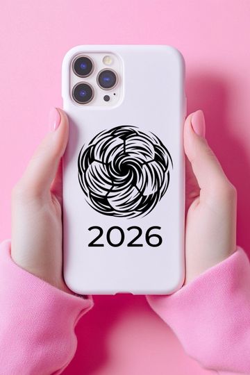 World Cup 2026 Phone Case Minimal Soccer Fan Design iPhone Samsung