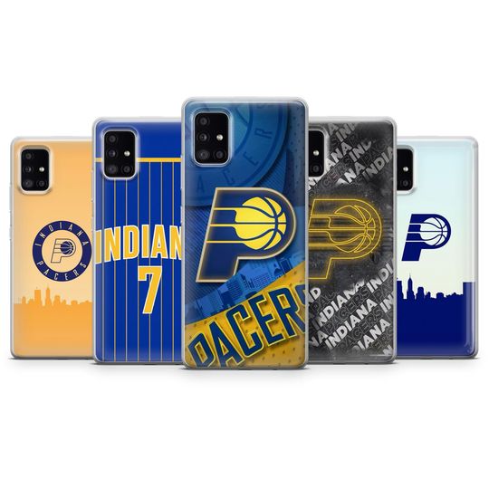 Discover Basketball Phone Case Pacers NBA Team Cover for iPhone 17 17Pro 16 15 14 13 12 Samsung S25 S24 S23 A56 A36 A16, Pixel 10 10Pro 9A
